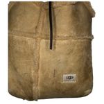 UGG ‎ Thick Suede Sherpa Purse Shoulder Bag Photo 4