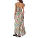 Maaji  Love In Bloom Romina Long Maxi Dress Boho Lace Up Fairy Feminine Sz Medium Photo 1