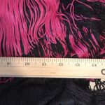 Vassarette Vintage black and pink all over party fringe dress size small Photo 9