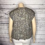 INC  International Concepts NWT Size 1X Glam Camouflage Knot Hem Knit Top Shirt Photo 4