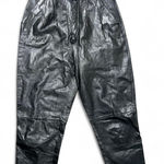 Tasmania leather straight leg pants 22x26 Black Size XS Photo 0