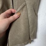 ZARA  Olive Green Sleeveless V-Neck Top Photo 3