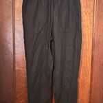 J.Crew Linen Blend Seaside Pants Black Size S Photo 0