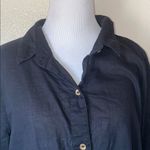 Michael Kors  women’s small black asymmetric‎ button up shirt dress Photo 2