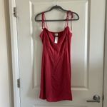 Aritzia Wilfred Fable Linen Dress Pink Size 12 Photo 4