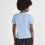 Madewell NEW Light Blue The Perfect Crewneck Tee in Cotton - Size: XS Photo 7