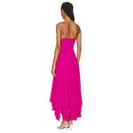 Amanda Uprichard  Clemenza Dress in Hot Pink Large New Womens Maxi Gown Photo 1