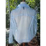 Forever 21 Sheer “Levi” Jacket Style Lightweight Light Blue Shacket Size Small Photo 4