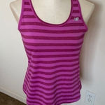 New Balance  Dry Fuchsia Pink striped active tank top Size medium Photo 0