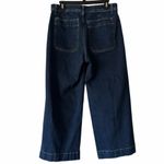 Free Assembly Retro Flare Wide Leg Dark Wash Patch Pocket Jeans Size 12 Blue Photo 3