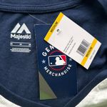 Majestic  Womens Gray Atlanta Braves Baseball T-Shirt Medium Photo 3