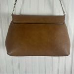 Dune London Dune Brown & Tan Turnlock Crossbody Bag with Chain Strap Photo 3