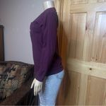 PINK - Victoria's Secret VS PINK Long Sleeve T Shirt Bling Dog Logo Burgundy Front Pocket Size XS Rare Photo 7