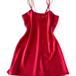 Kathy Ireland Vintage Intimates women’s Red Satin Nightgown size L Photo 8