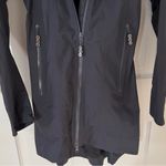 Lululemon  Right as Rain Adjustable Hooded Logo Jacket Deep Coal Dark Gray Size 4 Photo 5