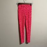 Beach Riot  Ayla Legging in Famous High Risk Red Leopard Pink Ribbed- Size XS Photo 1