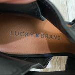 Lucky Brand Oona Black Suede Cut Out Sandals 10M Photo 12