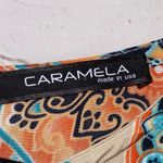 CARAMELA  High Low Multicolored Patterned Sleeveless Blouse Photo 2