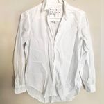Frank & Eileen Frank Relaxed Button Up Long Sleeve Shirt Size XS White Photo 2