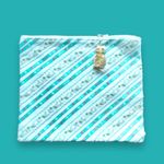 Large Makeup Bag Storage Pouch Cosmetic Tote Zippered Lingerie Travel Kit NWT Blue Photo 1