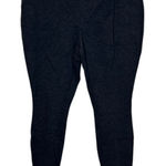 J.Jill Women Pants Ponte Leggings Pull On Zip Pockets Stretch Knit Gray Medium Photo 0