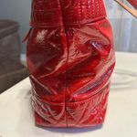 Coach Red Croc-Embossed Tote Bag Photo 5