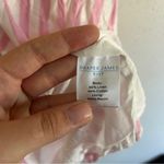 Draper James  Pink White Striped Midi Dress Linen Blend Summer Preppy Pastel XL Photo 3