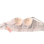 Micas  White Corset Gold Chain Corset Bustier Top Size Medium Photo 3