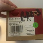 Vans Women's Slip On Skimmer Moto Leather Birch Casual 5 NIB New Photo 6