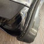 Forever 21 Y2k Goth Grunge Booties Black Patent Leather Elastic on sides Photo 4