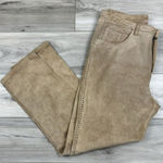 Source Unknown Vtg 90s Y2K Women Leather Suede Pants Braided Lace Up Cowgirl Western Sz 2 32x29 Photo 0