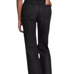 Rag and Bone Alex High Rise Straight Worn Black Button Fly Rigid Size 32 Womens Photo 1