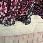 Hunter Bell  Blouse ladies Small colorful asymmetric silk hi/lo artsy Photo 9