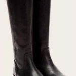Frye and Co. Jolie Back Zip Riding Fashion Black Boots Size 6 #3470691 NEW Photo 0