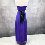 Ruby Rox Women Formal Dress Size M Empire Waist Y2K Prom Glam HoCo Glitter Party Purple Size M Photo 2