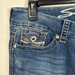 Seven7 NWT Women’s Size 10 Boot Cut Sequin Pockets Denim Blue Jeans Photo 5
