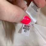 White House | Black Market  Cream Metallic Peplum Brocade Top Photo 3