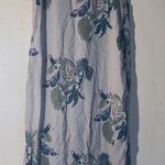 Native Youth Boho Toucan Monkey Floral Button Maxi Dress Women Size Small Petite Photo 0