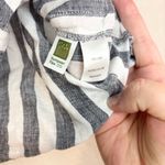 Garnet Hill  Vida Linen Stripe Tank Size XS Photo 5