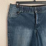 Lane Bryant  High-Rise Tighter Tummy Two-Tone Skinny Jeans in Dark Wash, Size 18 Photo 4