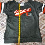 Champion  Miami Hurricanes Slim Fit Vintage Sweatshirt Trimmed Collar Green‎ Y2K Photo 7