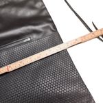 Orciani RARE Black Leather Honeycomb Embossed Backpack Tote NWOT Large 14.5x17 Photo 5