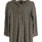 BCBG MaxAzria Hoody Wool‎ Blend Sweater Photo 0