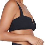 l*space L Pointelle Rib Lee Lee Bikini Top Black Size Small NWOT Photo 3