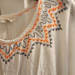 Beach By Exist Cotton embroidered detail swim cover up top one size Photo 6