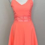 Charlotte Russe Fit and Flare Neon Mini Dress Size XSmall Photo 0