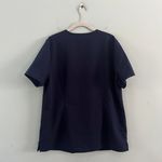 FIGS Casma FIONx Three Pocket Navy Blue Short Sleeve Scrub Top Photo 4