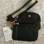 Lululemon  athletica Black Dual Pouch Wristlet Photo 0