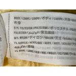 Abercrombie & Fitch  Yellow Ribbed Knit Collared Button Cardigan Sweater Size M Photo 3