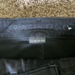 American Eagle Distressed Dream Jean Shorts Size 4 Black Photo 2